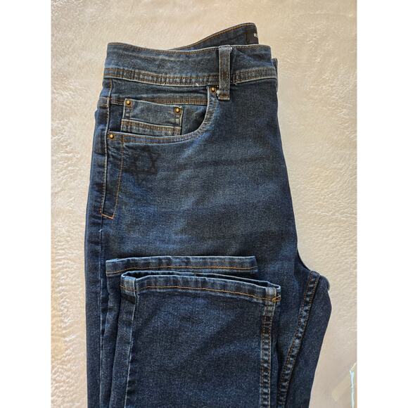 Men's Straight Tapered Kenneth Cole New York 34X30 Jeans- Dark Wash - Picture 8 of 8